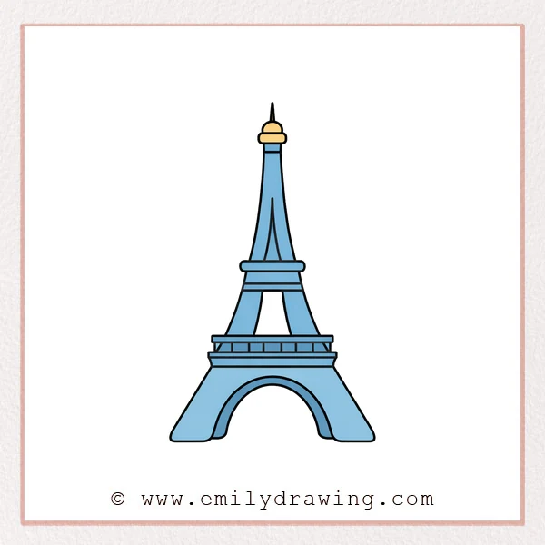 Preview of Eiffel Tower drawing